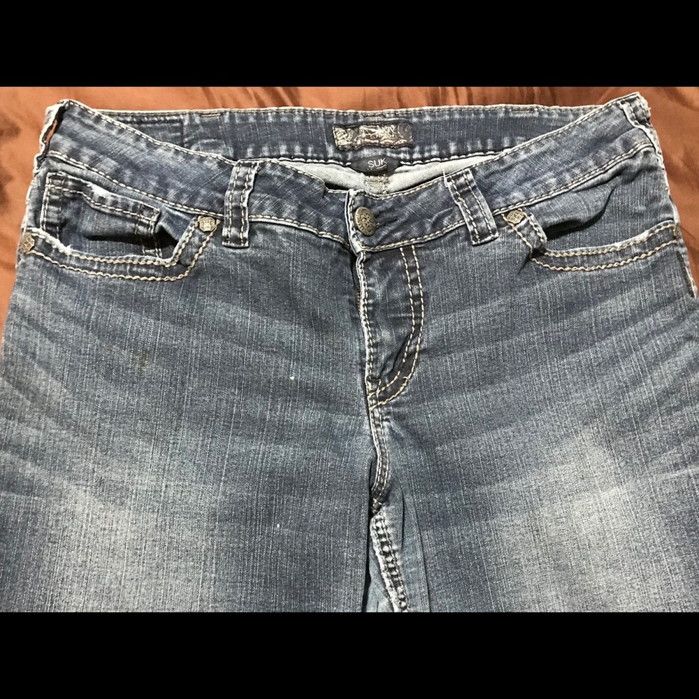 Silver “Mid Slim Boot” Jeans